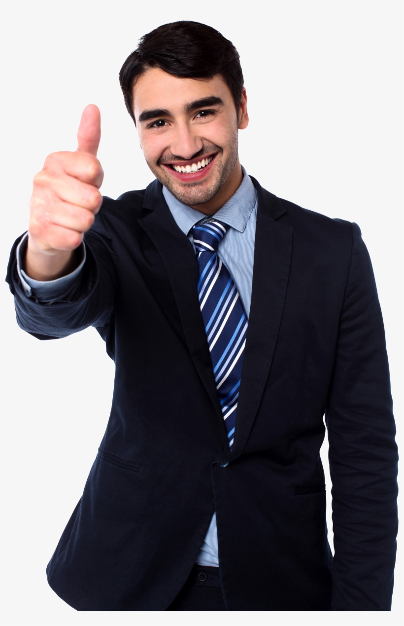 Men Pointing Thumbs Up Png Image, transparent png download