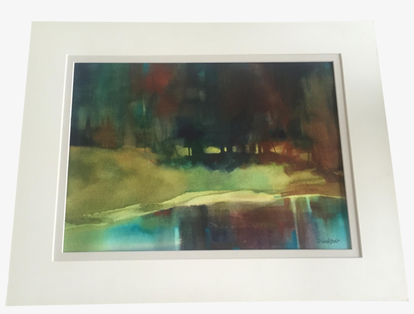 Lindstadt Serene Watercolor - Painting, transparent png download