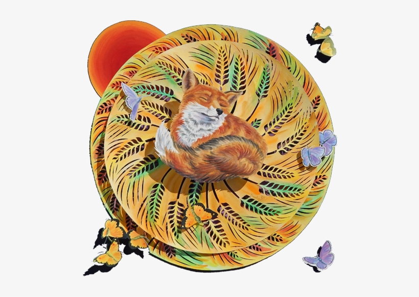 As Her Untrained Ancestors Of The Past, Weaving Watercolor - Work Of Art, transparent png download