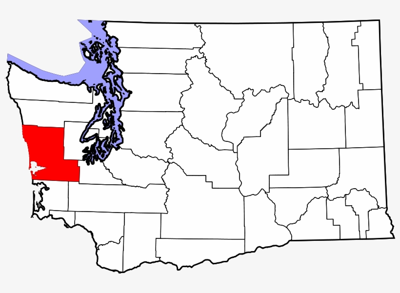Washington State Outline Png Clipart Library Stock - Spokane County, transparent png download