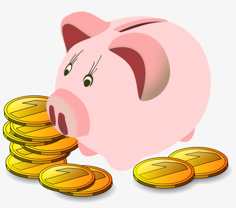 Savings Box Pig Piggy Bank Money Savings F - Saving Clipart, transparent png download