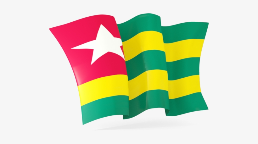 Togo - Togo Flag Waving Png, transparent png download