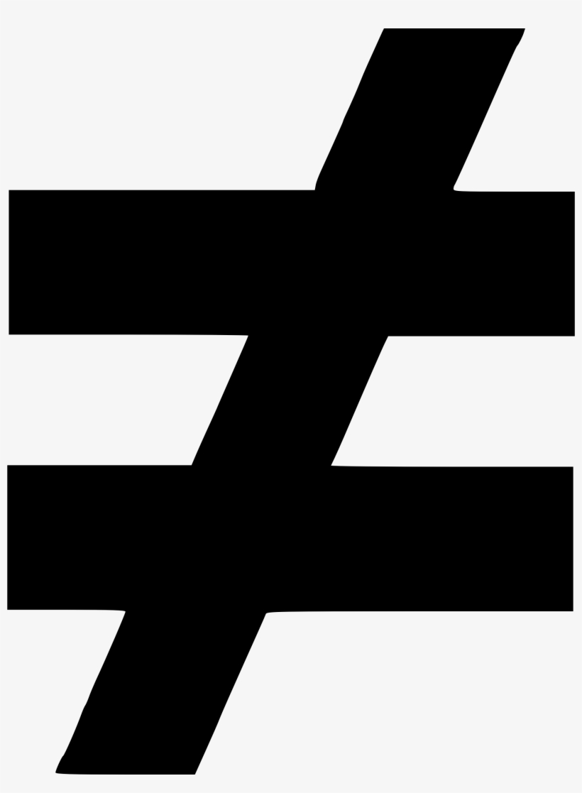 Png Freeuse Library Not To Icons Png Free And Downloads - Not Equal To Png, transparent png download