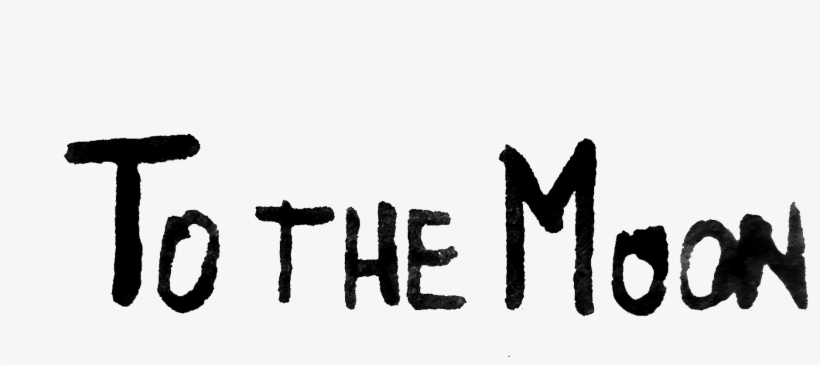 To The Moon Posters - Moon Logo, transparent png download