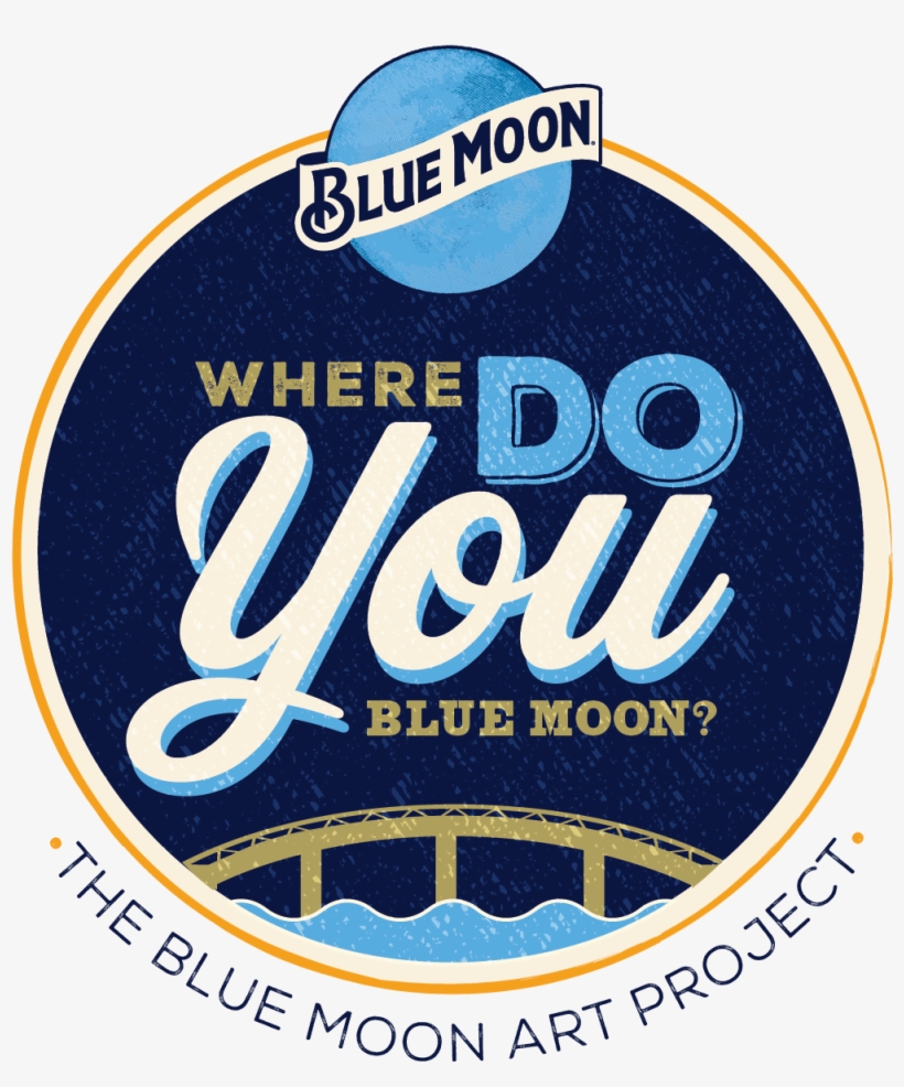 Blue Moon Pint Glass 262846, transparent png download