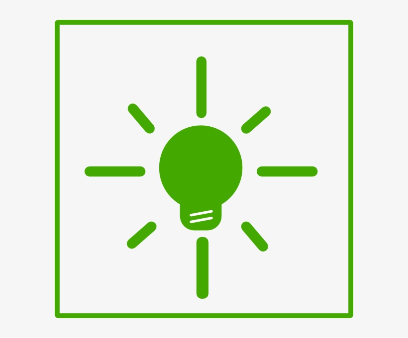 How To Set Use Green Light Bulb Energy Icon Icon Png, transparent png download