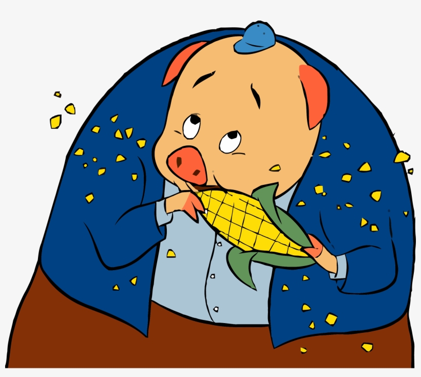 Chicken Little Pig Corn Clipart Png - Chicken Little Pig Image Png, transparent png download