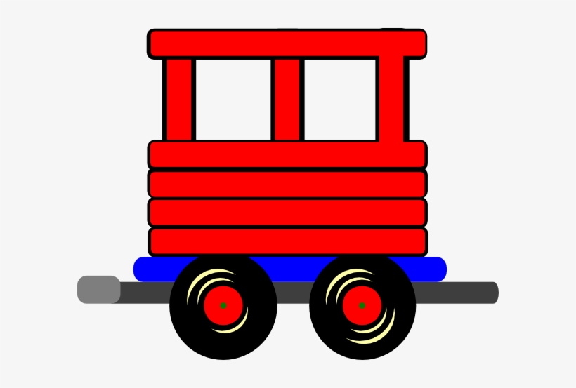 Train Clipart Train Car - Train Caboose Clipart, transparent png download