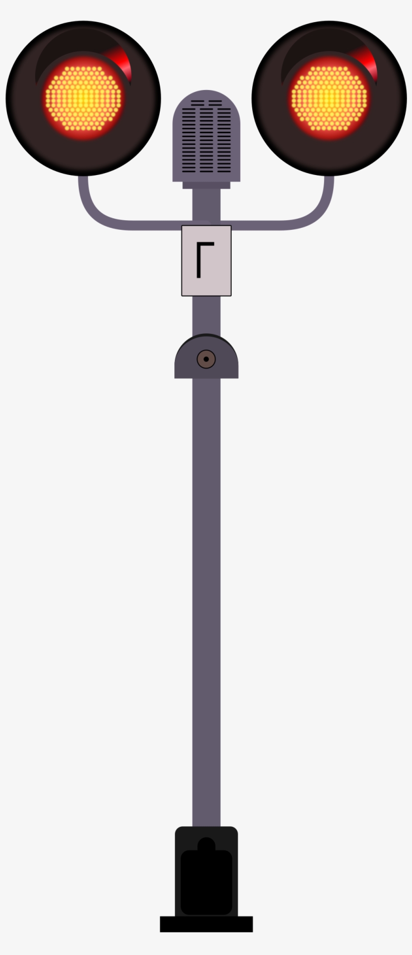 Street Lamp Png Images - Railroad Crossing Light Png, transparent png download