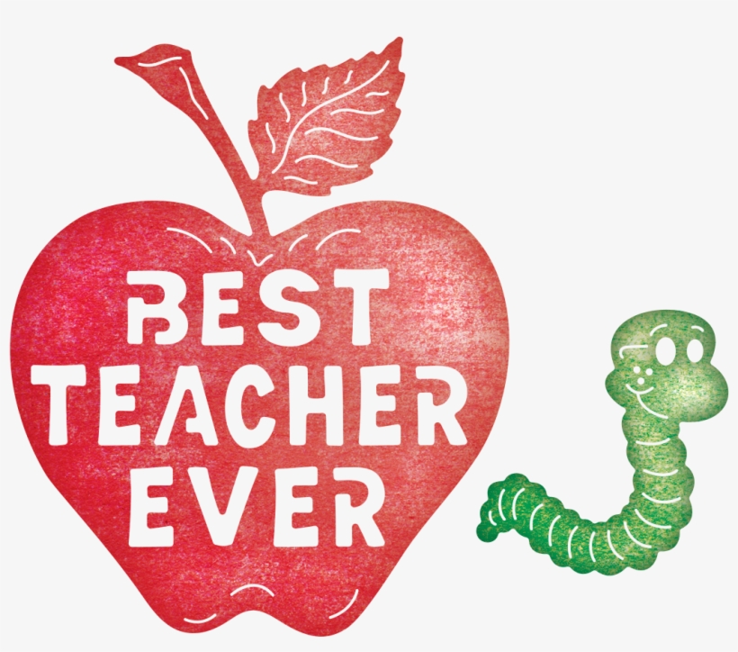 Best Teacher Png Svg Black And White Stock - Best Teacher Ever Png, transparent png download