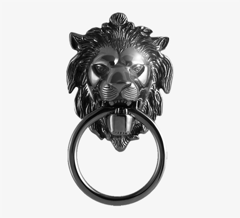 Lion Head Door Knocker Png, transparent png download