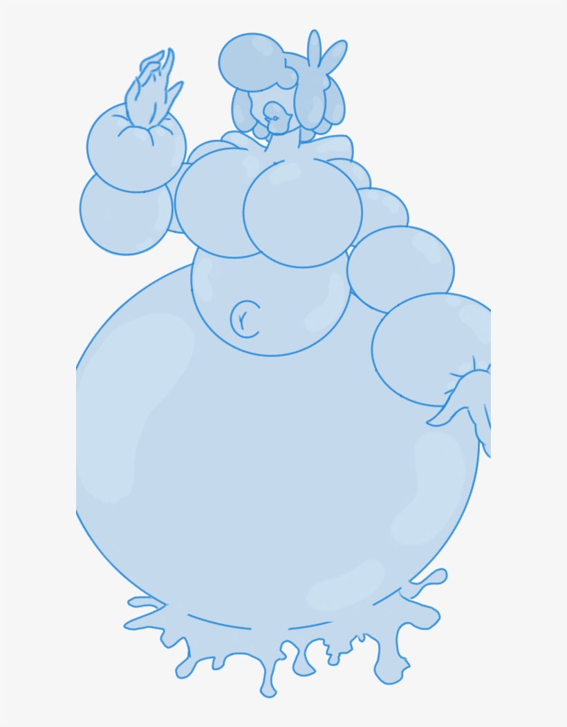 Bloopsie The Chubby Slime - Cartoon, transparent png download