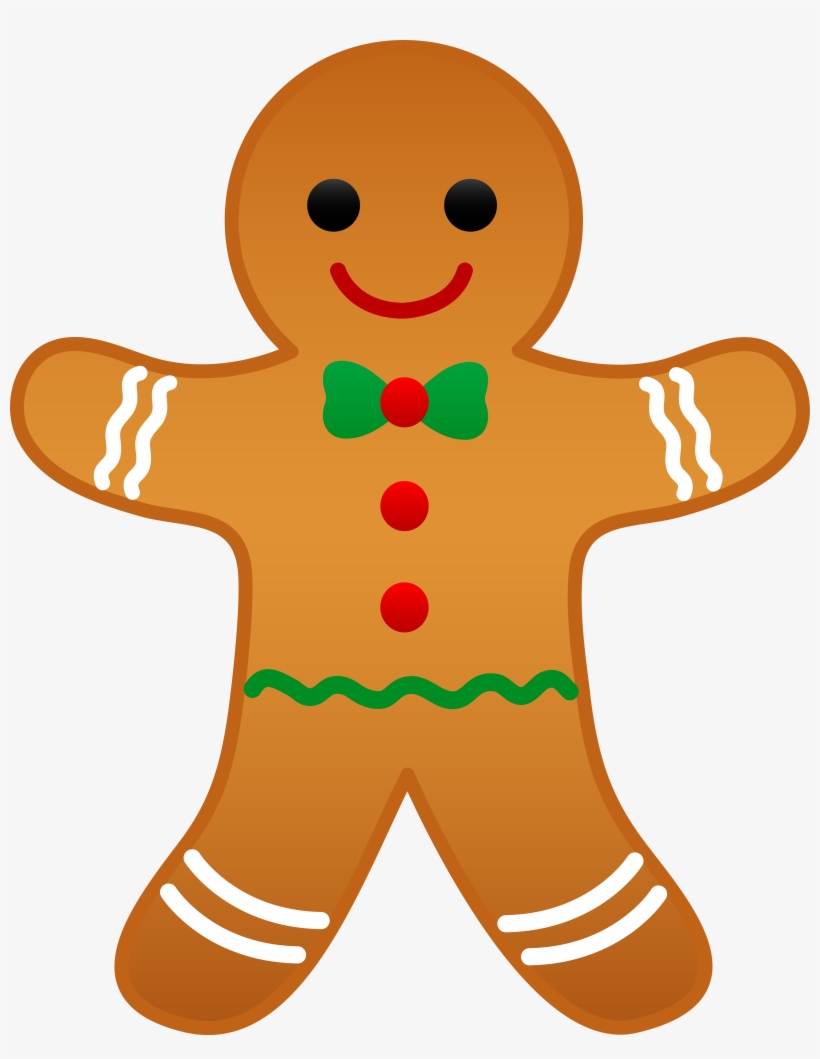 Cookie Clipart Gingerbread Person - Gingerbread Man Clipart, transparent png download