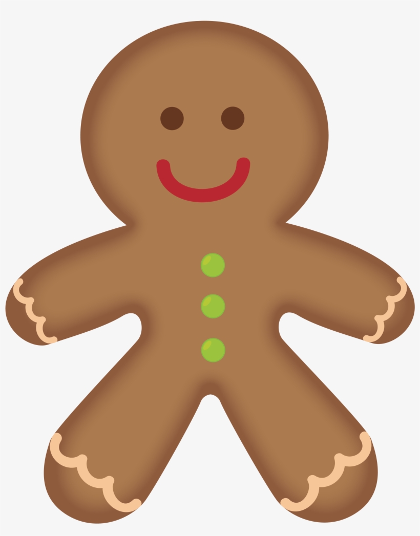 Graphic Transparent Download Free Pictures Clipartix - Gingerbread Man Clip Art, transparent png download