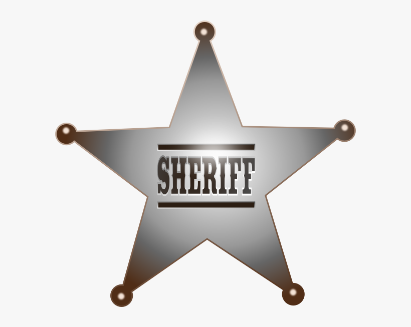 Sheriff Badge Star Cowboy Computer Icons - Sheriff Stars, transparent png download