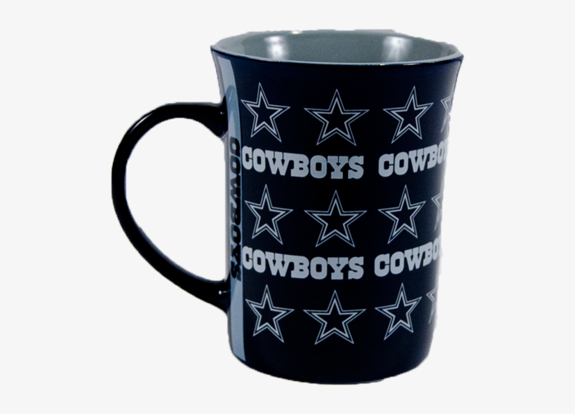 Nfl Dallas Cowboys Stars And Cowboys In Lines Mug - Dallas Cowboys, transparent png download