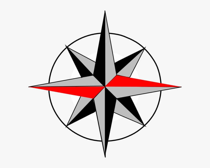 East West Compass - Clip Art, transparent png download