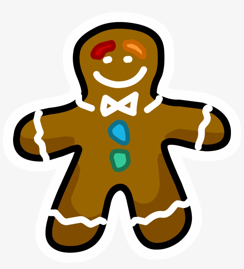 Gingerbread Man Pin - Gingerbread Man, transparent png download