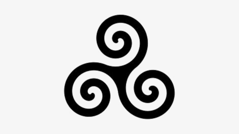 Tumblr Mscc9fjxcs1rbc56qo1 500 On Her Back - Triskele Symbol, transparent png download