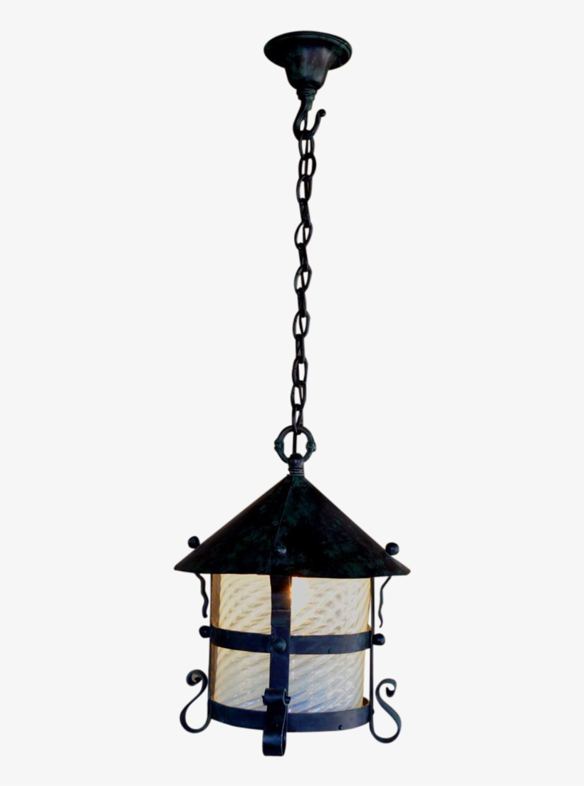 Graphic Transparent Library Arts And Crafts Wrought - Hanging Lamp Transparent, transparent png download