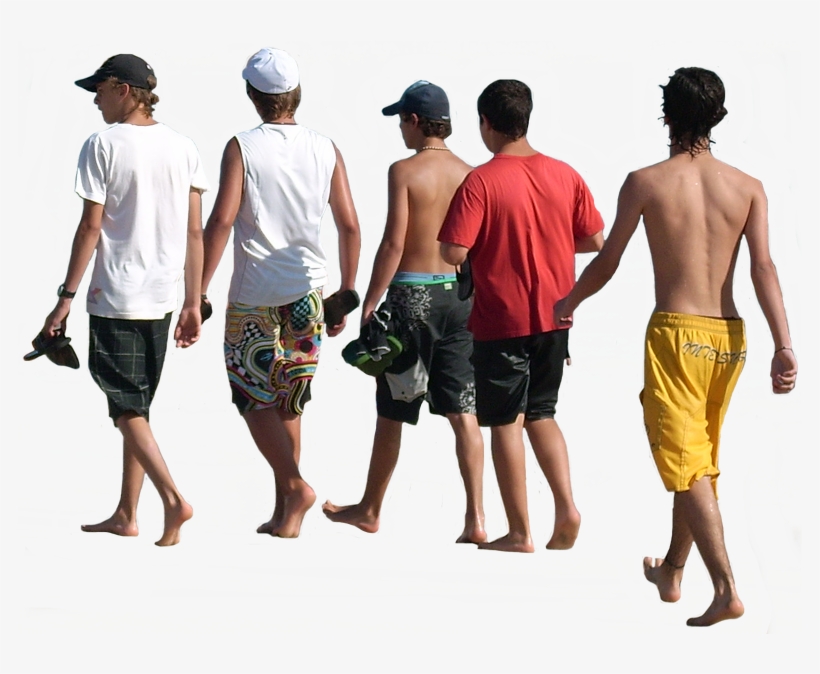 Beach People Png - People Beach Png, transparent png download