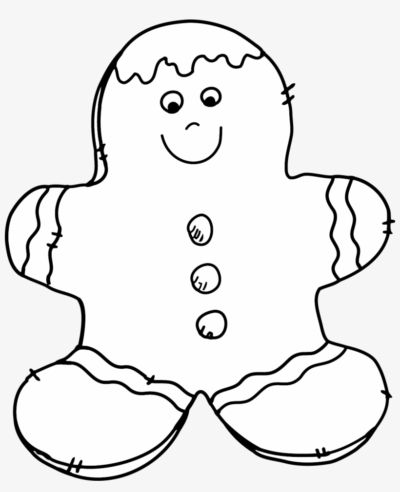 Gingerbread Man Clipart - Gingerbread Man, transparent png download