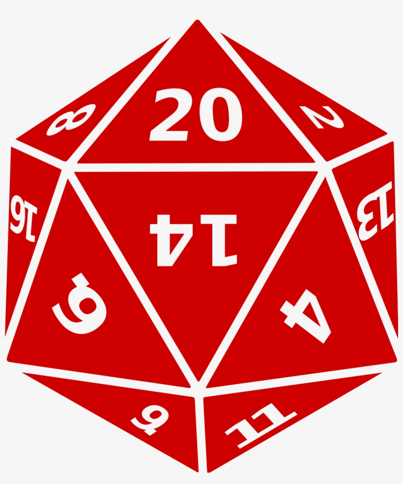 Open - 20 Sided Dice Svg, transparent png download