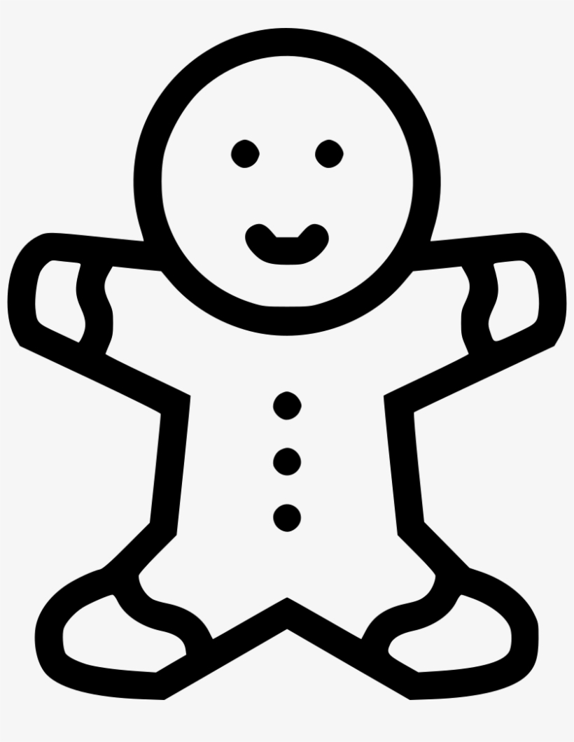 Gingerbread Man Comments - Gingerbread Man, transparent png download