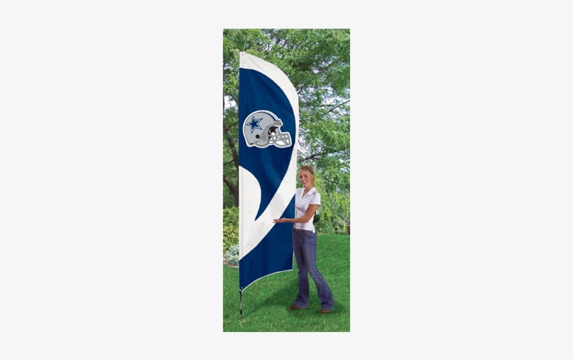 Dallas Cowboys Tall Team Flags - Iowa State Tall Feather Flag, transparent png download
