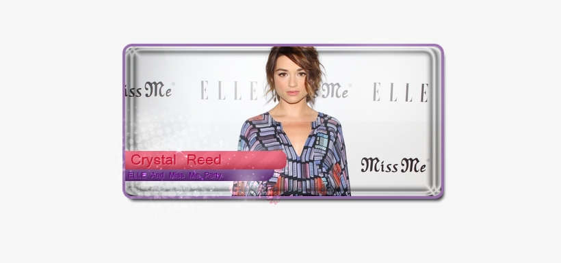 Crystal Reed»appearances 2012»elle And Miss Me Party - Miss Me Jeans, transparent png download