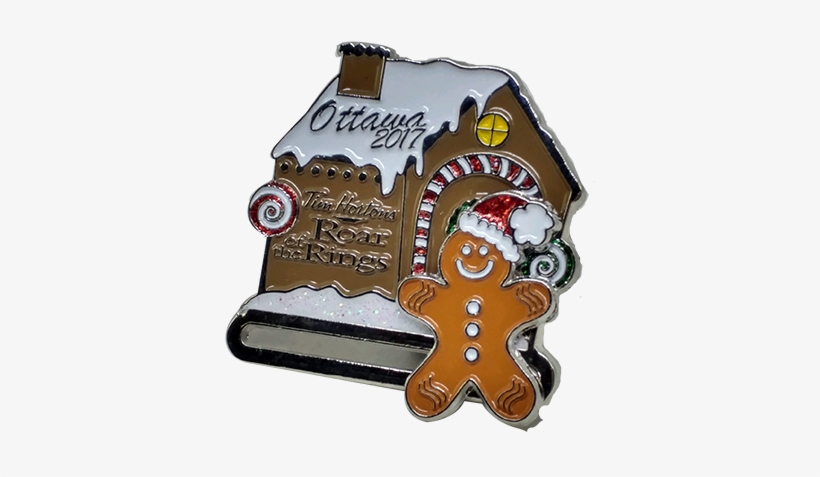 Roar Of The Rings Lapel Pin Gingerbread Man - Gingerbread House, transparent png download