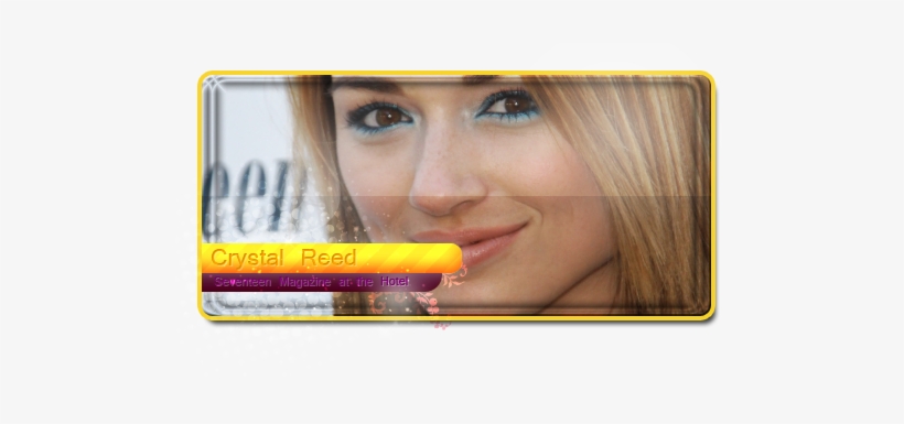Crystal Reed»appearances 2012»seventeen Magazine At - Girl, transparent png download