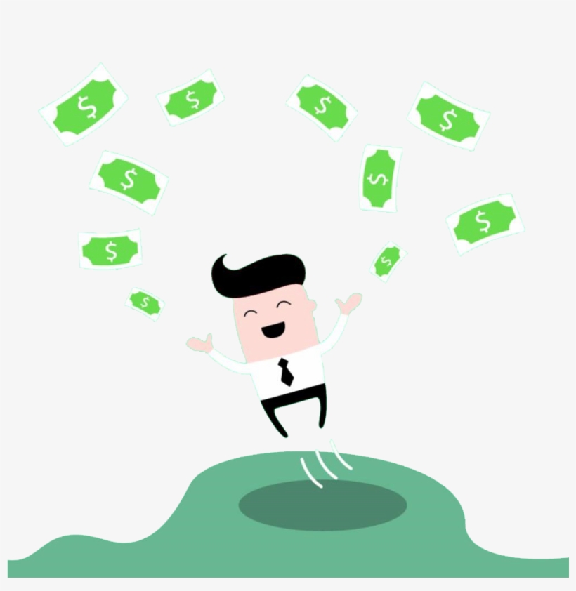 Money Cartoon Clip Art - Cartoon, transparent png download