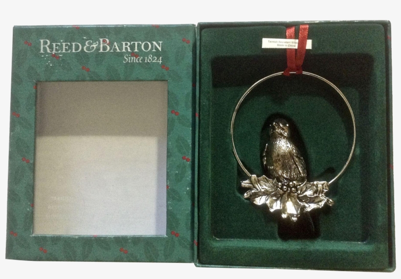 Reed & Barton Silver Plate Bird Christmas Ornament - Brass, transparent png download