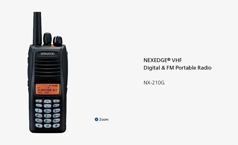 Nexedge® 800mhz Digital & Fm Portable Radios Nx-210g - Kenwood Nx 420 K3, transparent png download