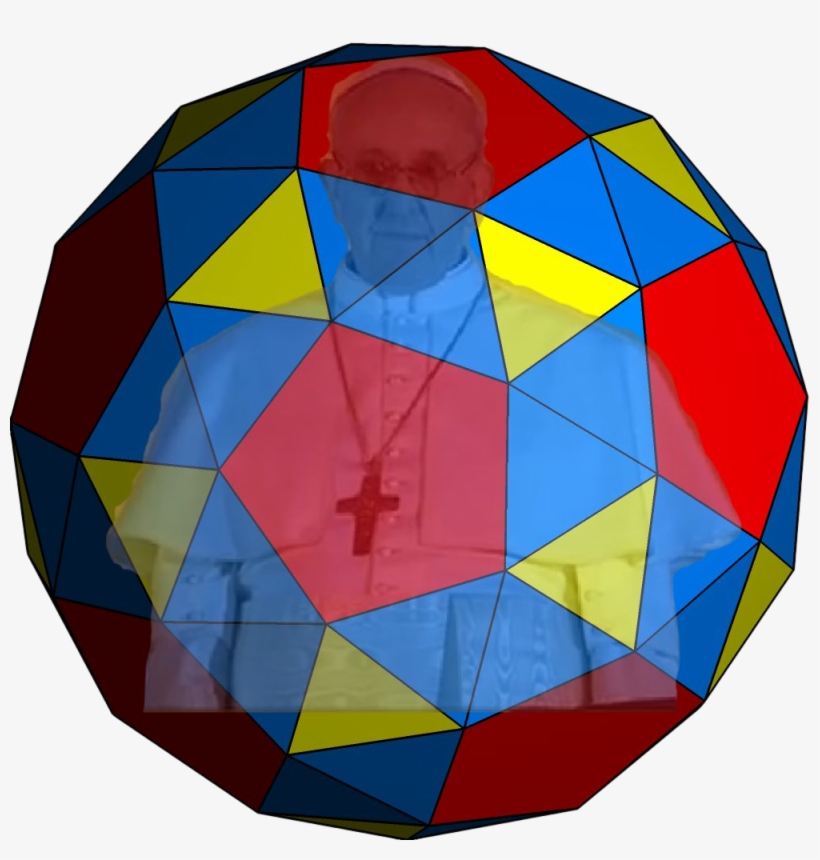 Print Friendly - Pope Francis Polyhedron, transparent png download