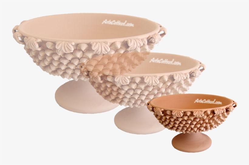 Pine-cone Scales, Leaves And Table Center Handles Ø25 - Centrotavola Terracotta, transparent png download