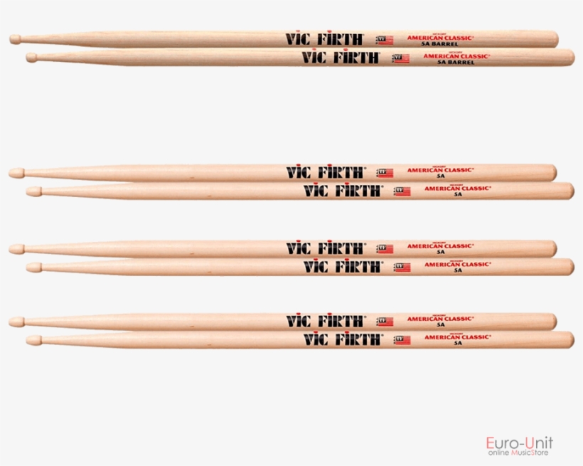 Product Sku - Vic Firth 5b American Hickory Value Pack, transparent png download