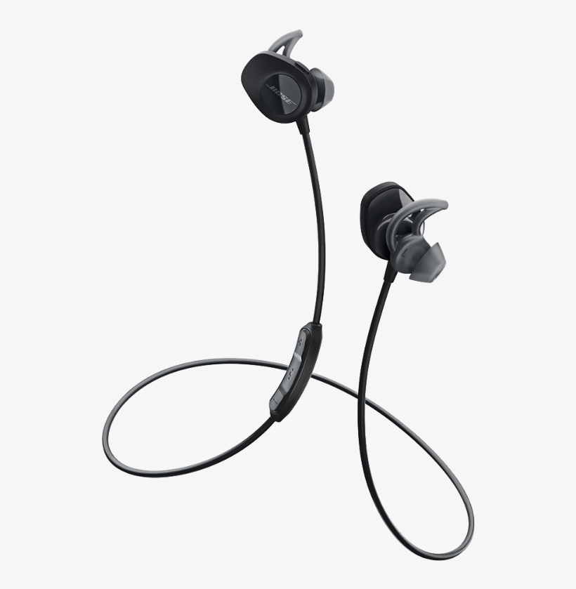 Bose Soundsport Wireless Headphones (black), transparent png download