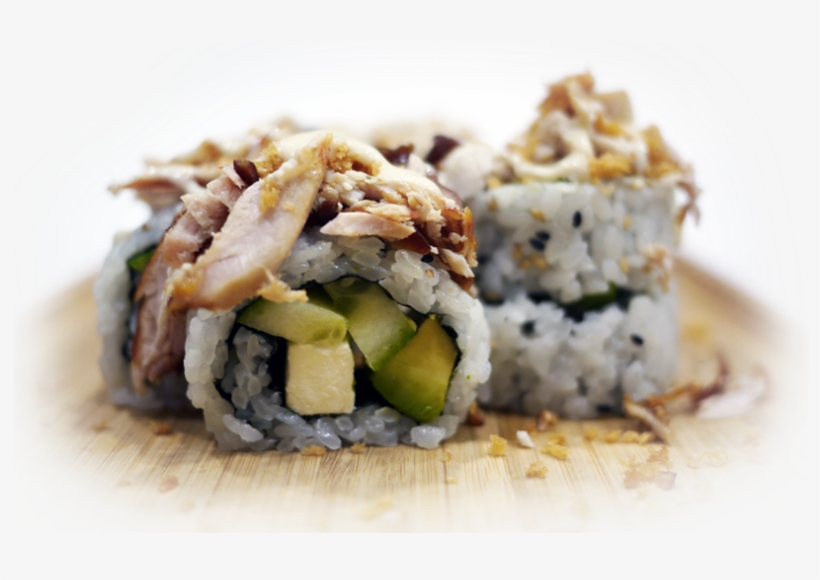 Cream Cheese, Avocado, Cucumber, Teriyaki Chicken, - California Roll, transparent png download