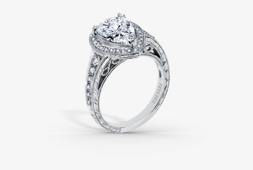Kirk Kara Carmella Platinum Engagement Ring K15411x8p - Engagement Ring, transparent png download