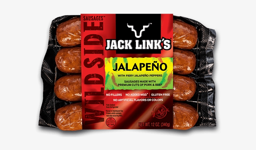 Jalapeño Wild Side Sausage - Jack Links Beef Jerky, transparent png download