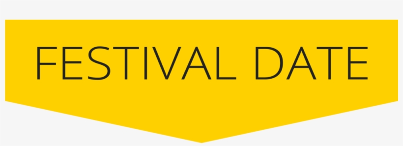 Festival Date Yellow 18-18 - Festival, transparent png download