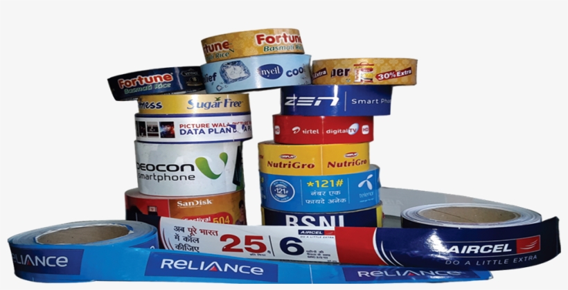 Branding Tape/shelf Strip With Release On Polypropline - Paper, transparent png download