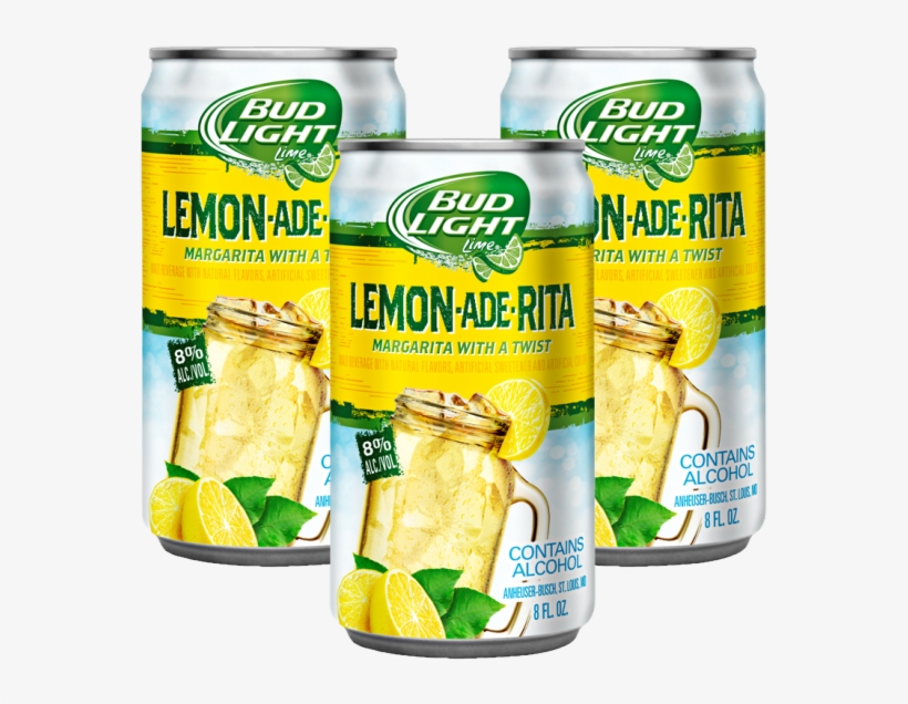 Lemon Ade Rita Group Of 3 - Bud Light Lemonade Rita, transparent png download