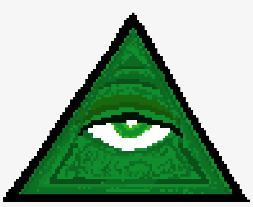 Png Illuminati - Pixel Art Of Illuminati, transparent png download