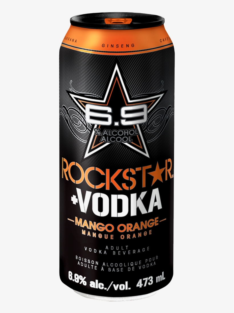 Zoom - Rockstar Vodka Mango, transparent png download