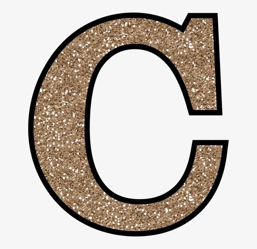 Png Library Download Glitter Without The Glue - Letter C Glitter, transparent png download