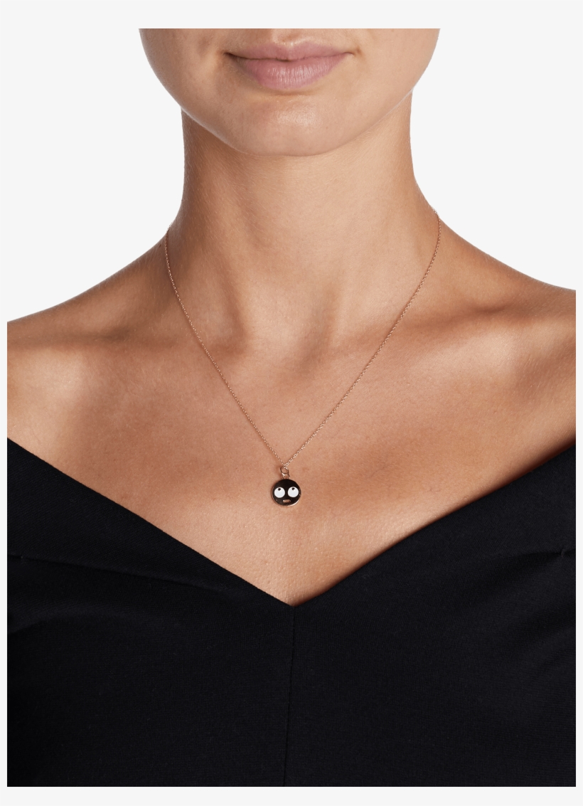 Eye Roll Necklace Alison Lou - Necklace, transparent png download