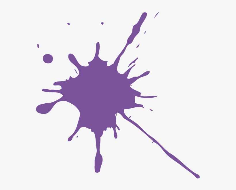 Purple Paint Splatter - Paint Splat Clipart PNG Image | Transparent PNG Free Download on SeekPNG